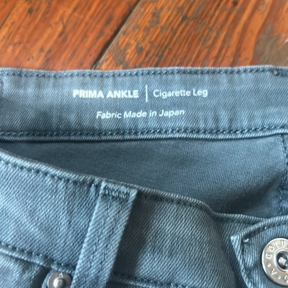 AG Adriano Goldschmied Prima Ankle Cigarette Women's Blue Skinny Jeans - Picture 5 of 14